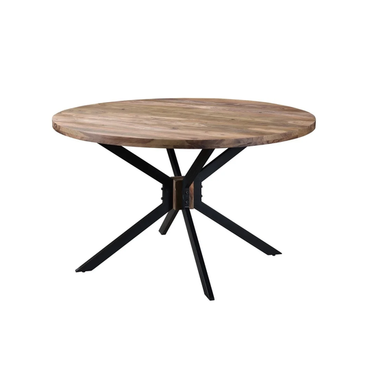 ROOT Sheesham Wood Round Dining Table - 51"