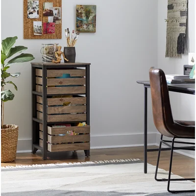 Zahir Sullivan 3 Drawer Storage Chest