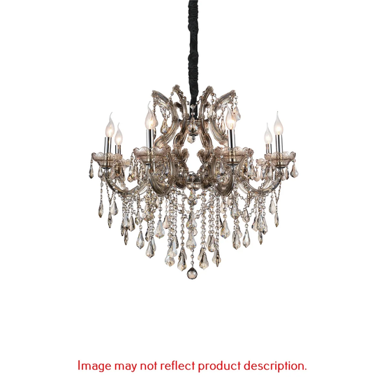 Giuseppe Lighting 8319P32C8 (Clear) Eight Light Chandelier Maria Ther - Exact Size