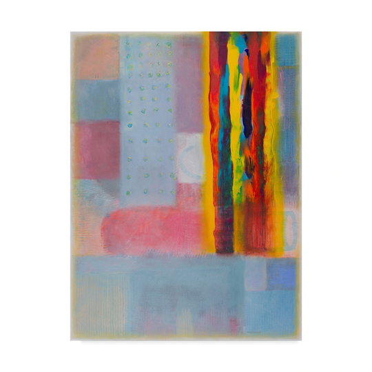 Hooshang Khorasani 'Subtle Color Storm 1' Canvas Art - Multi-color