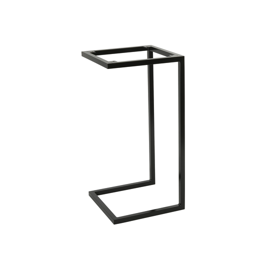 Black C Table Base, Side Table, End Accent Sofa Pedestal Modern