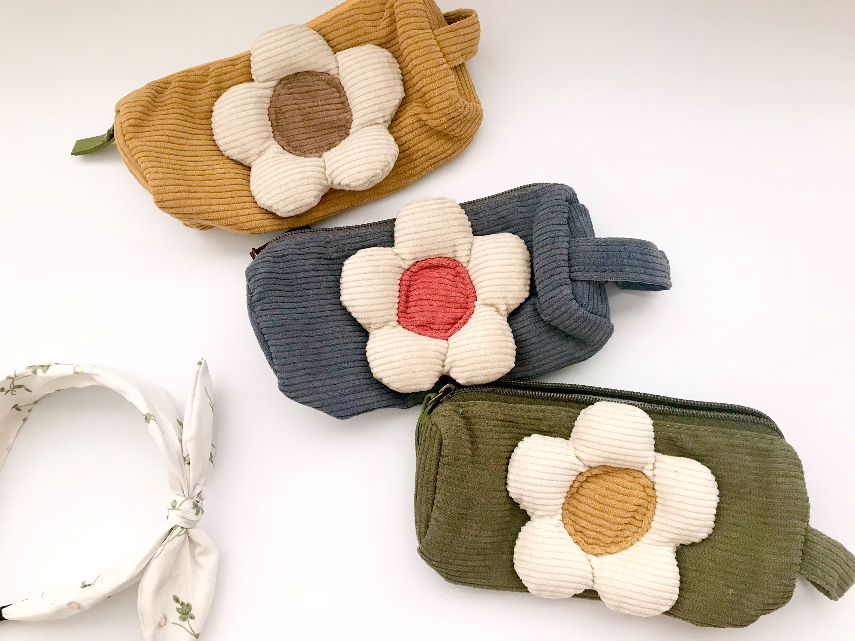 Flower Pencil Bag, 3D Pen Pouch, Cute Case