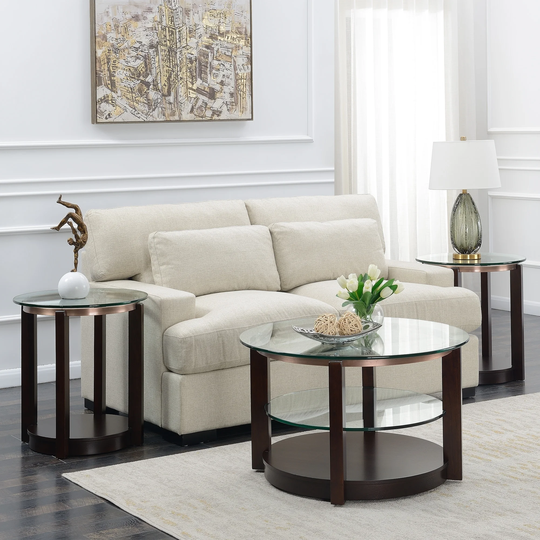 Picket House Furnishings Benton 3PC Occasional Table Set-Coffee Table & Two End Tables