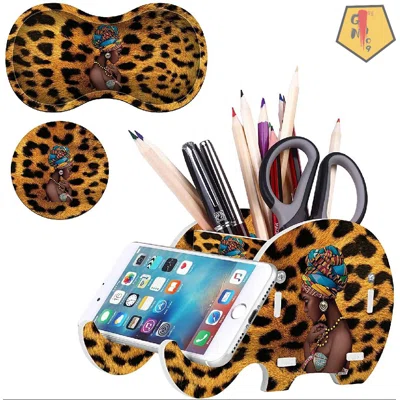 Elephant Pencil Holder With Phone Stand, Multifunction Cute Pen Cup Container Desk Organizer Cellphone Holder For Office Home Kids Boys Girls Women