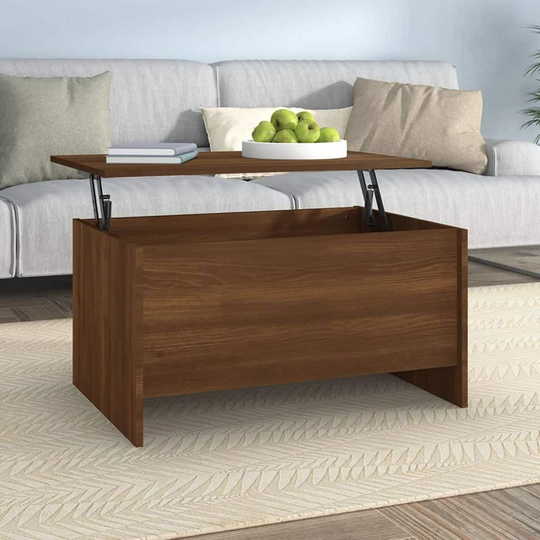 vidaXL Coffee Table Engineered Wood Accent Side Sofa Tea Table Multi Colors - 31.5" x 21.9" x 16.3"