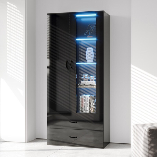 Morden Side cabinet with shelving, drawers for clothing