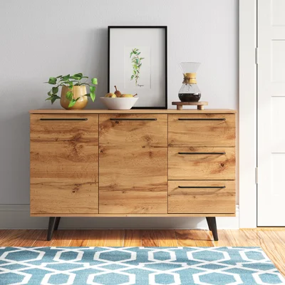 Finck 47.2" Wide 3 Drawer Server