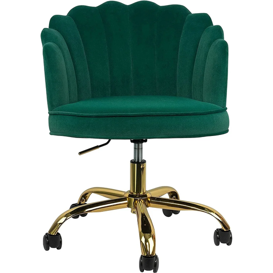 Home Office Desk Chairs Mid Century Modern Tufted Velvet Task Chair