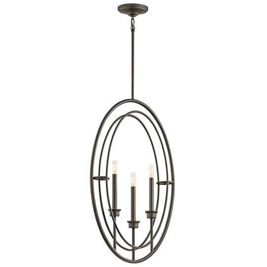 Kichler Lighting Imogen Collection 3-light Olde Bronze Foyer Pendant