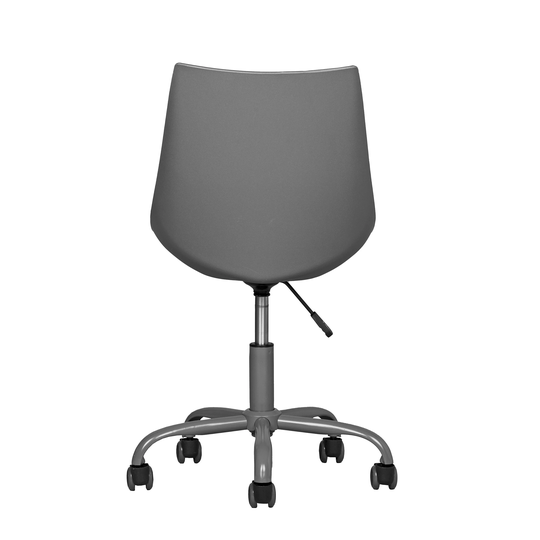 Home Office Desk Chair with Wheels Height Adjustable Swivel PU Leather