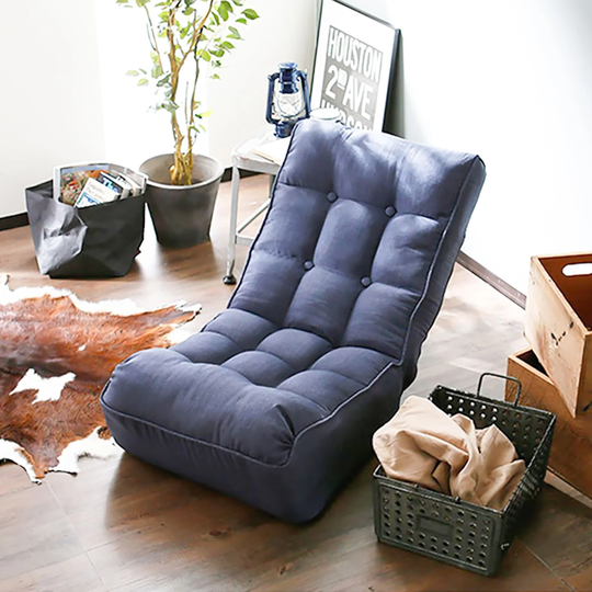 Single Sofa Reclining Chair Japanese Chair Lazy Sofa Suitable for Living Room Tatami Balcony Chair Leisure Sofa Adjustable Chair