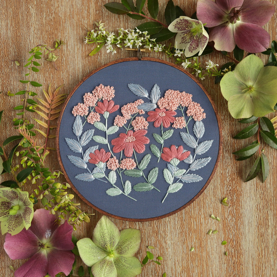 Diy Projects, Beginner Wall Art, Kits For Adults, Customized Hoop Modern Embroidery Kit, Make Your Own Hoffelt & Hooper