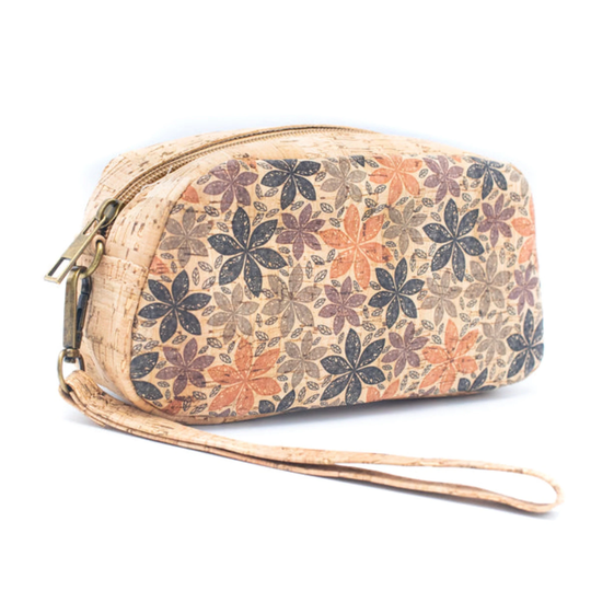 Handmade Cork Soft Case Clutch For Reading Glasses/Makeup/Pencils Vegan Sustainable Organic Plant Based Product From Portugal, Us Seller