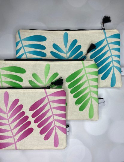 Leafy Zipper Bag