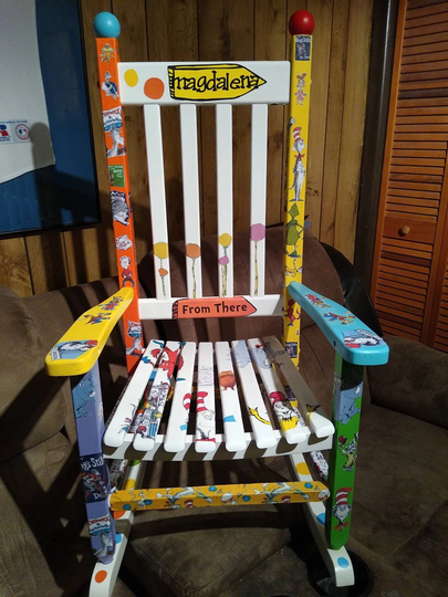 Dr Seuss Large Child Rocking Chair