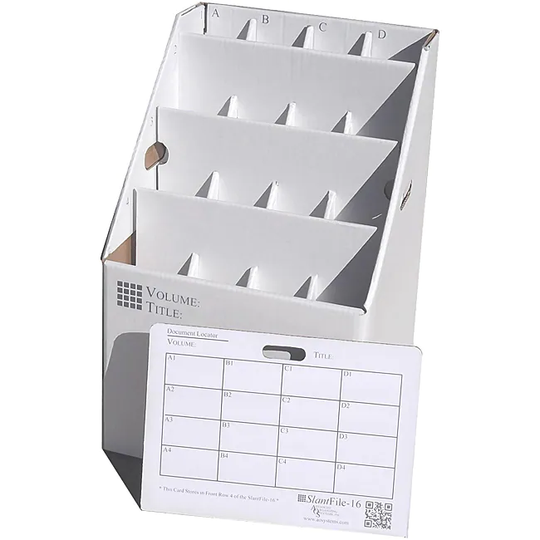 'SlantFile-16' Upgright Rolled Storage