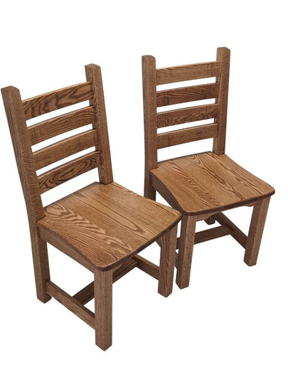 Oak Ladder Back Chair, Dining Oak Kitchen Set Of 4 Chairs