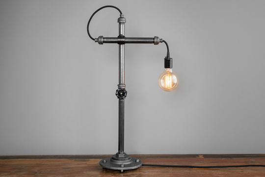 Table Lamp - Industrial Lighting Task Office Bare Edison Model No. 1172