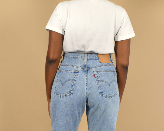 Levi's 550 Size 31 Light Wash Vintage Denim Jeans