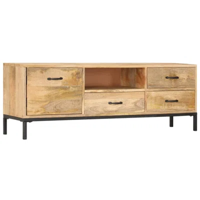 Jolien 51.1" Wide 3 Drawer Mango Wood Sideboard