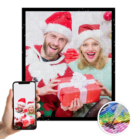 Custom Diamond Painting Kits For Adults Christmas Gift Diy 5D Personalise Art Full Drill Round Home Wall Decor