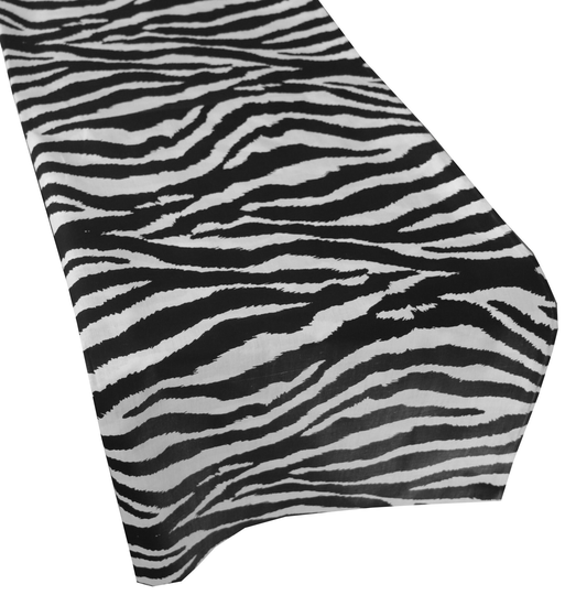 Zebra Stripes Cotton Table Runner Home Décor/Wedding Parties Events Birthday Display Dresser Coffee & Side