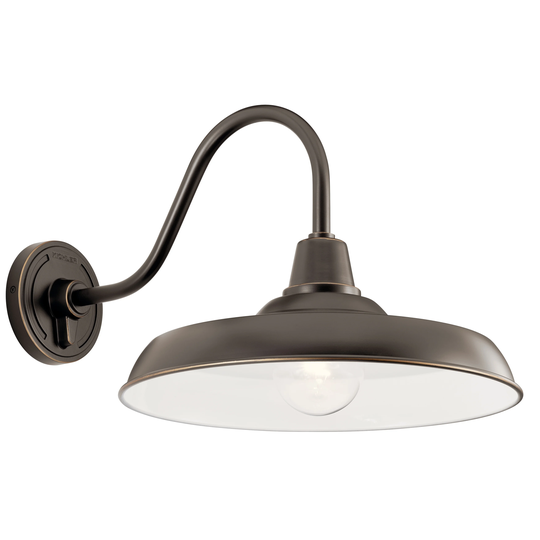 Kichler Lighting Pier 1-Light Outdoor Wall Light Olde Bronze - Olde Bronze - Olde Bronze