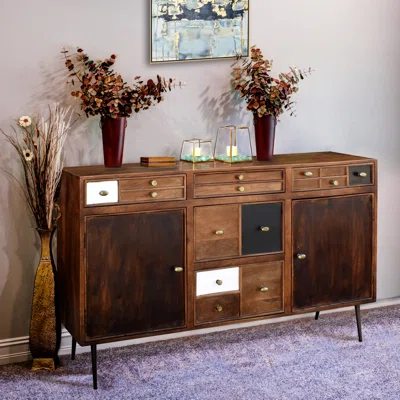 Clarkston 59" Wide 5 Drawer Wood Sideboard
