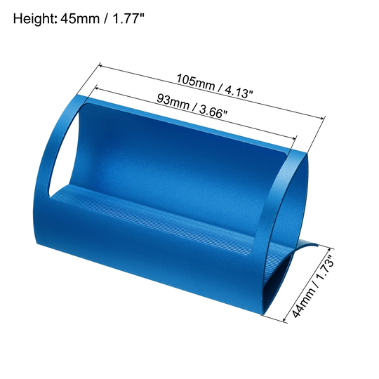 Aluminum Business Card Holder Card Collection Display Stand Organizer