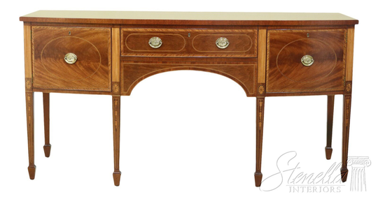 32480Ec Baker No.111 Colonial Williamsburg Inlaid Mahogany Sideboard