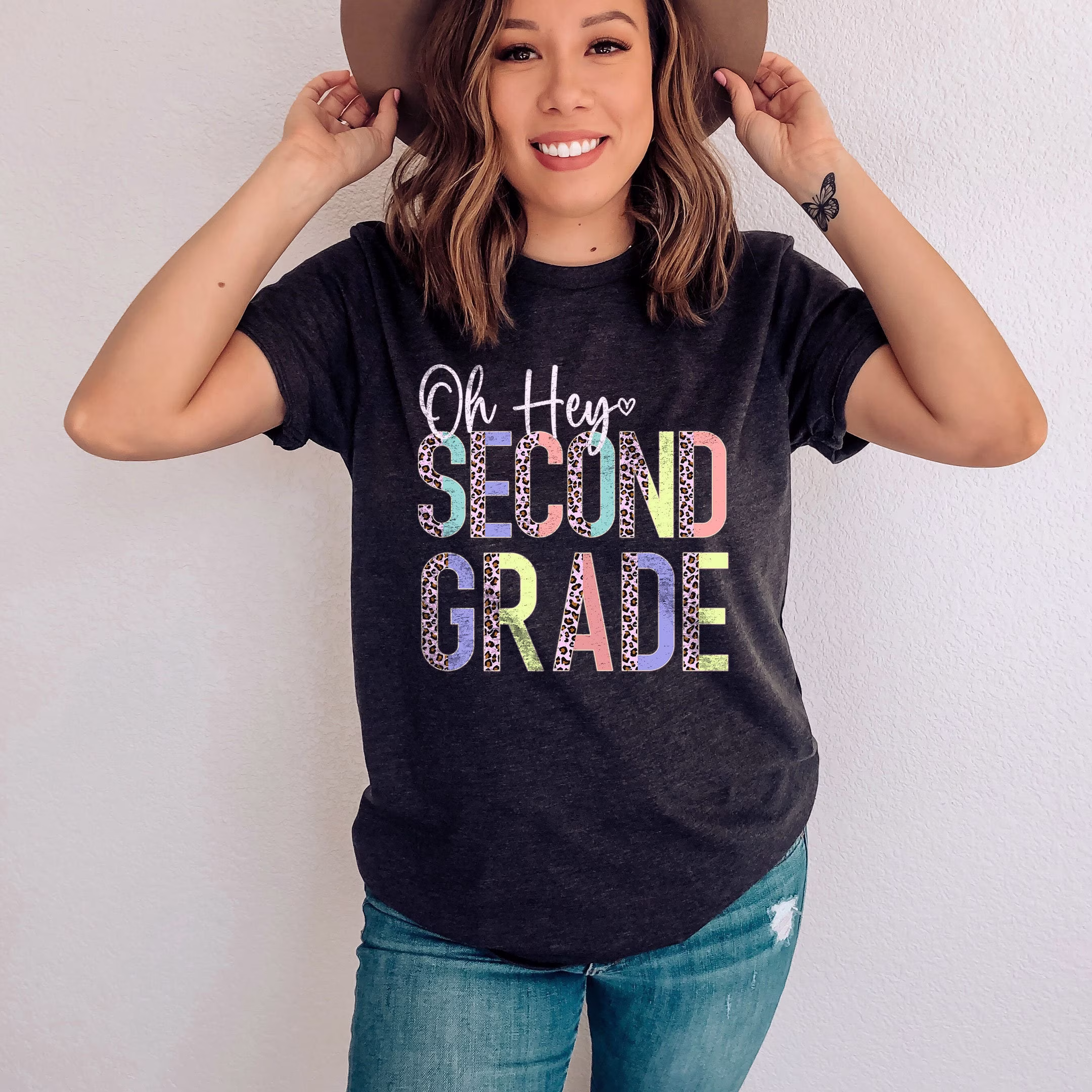 Oh Hey Second Grade Shirt For First Day Of School Teachers Team, Elementary Matching Group Shirts, 2nd Teacher Team