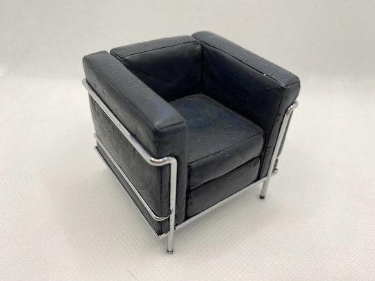 Dollhouse Miniature Chair ~ Resin Modern Livingroom Den Patio Porch Furniture 112 Scale Diorama Vignette Room Box