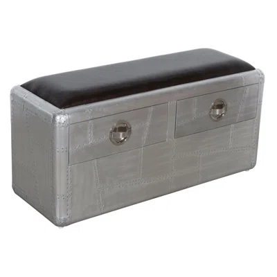 Arrianna-Fiona Faux Leather Drawer Storage Bench