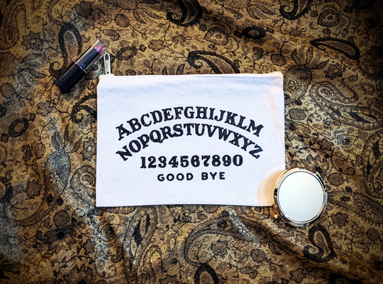 Ouija Board Makeup Bag, Pencil Tarot Deck Pendulum Board, Cosmetic Bag