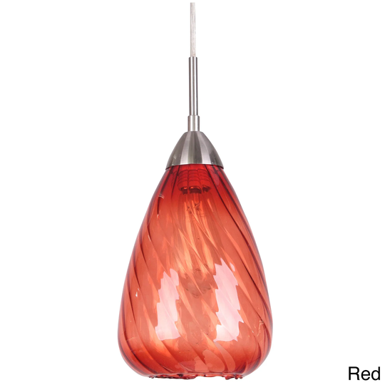 Soak 1-light Satin Nickel Mini-pendant