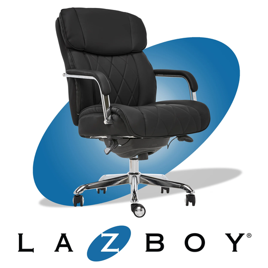 La-Z-Boy Sutherland Office Chair with Padded Arms