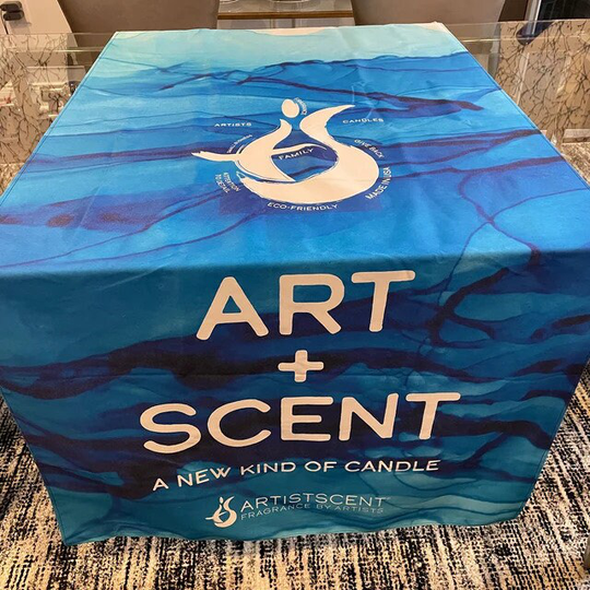 Custom Table Runner 24'' X 72'' Full Color Printing With Your Logo & Text