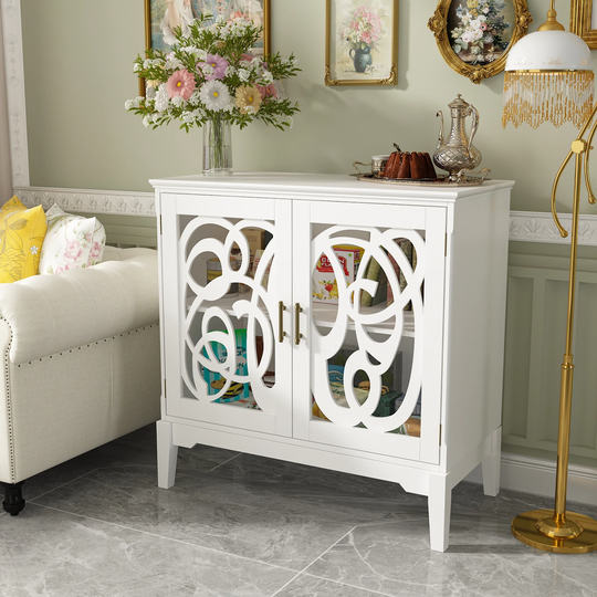 Storage Cabinet with Acrylic Glass Doors Storage Rack Office Cabinet