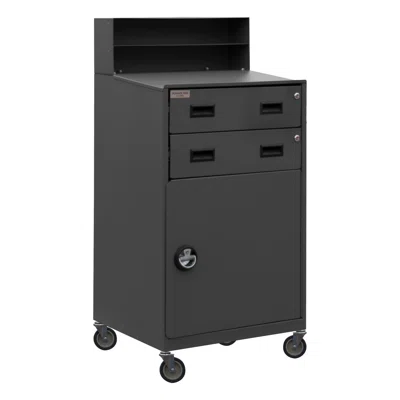 Mobile 23"W Steel Top Workbench