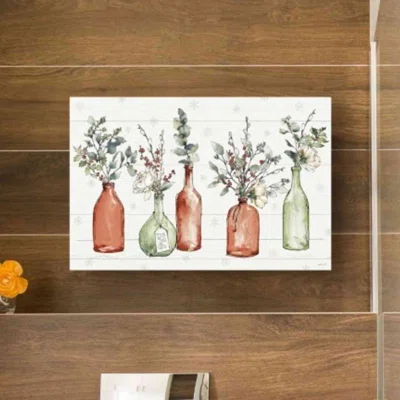 Modern Farmhouse I Christmas by Anne Tavoletti - Wrapped Canvas Painting Print