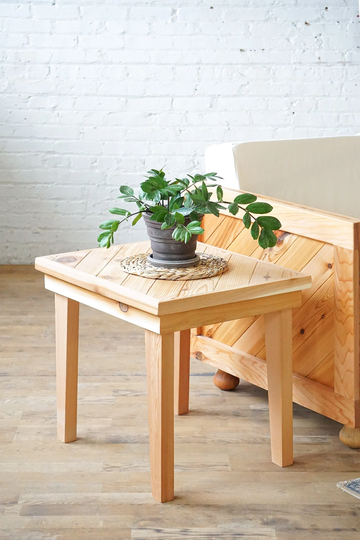 The Workman's Ledge - Rustic Modern Table Made in Usa