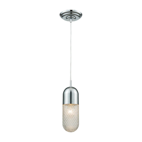 Capsula 1-Light Pendant, Polished Chrome