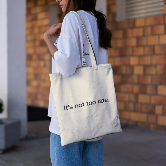 Mac Miller It's Not Too Late Tote Bag-Aesthetic Tote Bag, Art Bag, Artsy Bag, Grunge Bag, Mona Lisa Bag, Aesthetic Canvas Bag