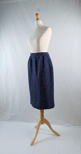 Vintage Pendleton 1970S High Waist Pencil Skirt