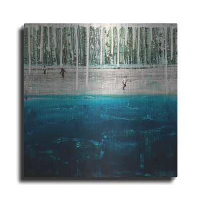 Millwood Pines ''Freezing'' By DB Waterman, Metal Wall Art, 12"X12"