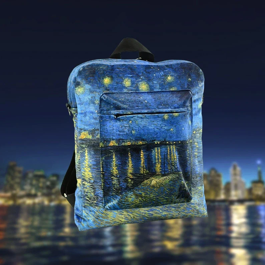 Handmade Rucksack Romantic Night Sky | Vincent Van Gogh