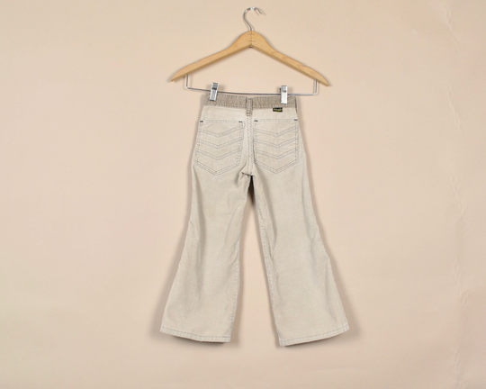 Wrangler Kids 70S Flare Beige Corduroy Pants