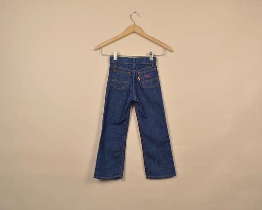 70S Levi's Kids Orange Tab Vintage Denim Jeans