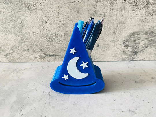 Pen & Pencil Holder | Sorcerer Mouse Makeup Brush Marker Case