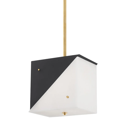 Hudson Valley Ratio 3-Light Aged Brass Pendant